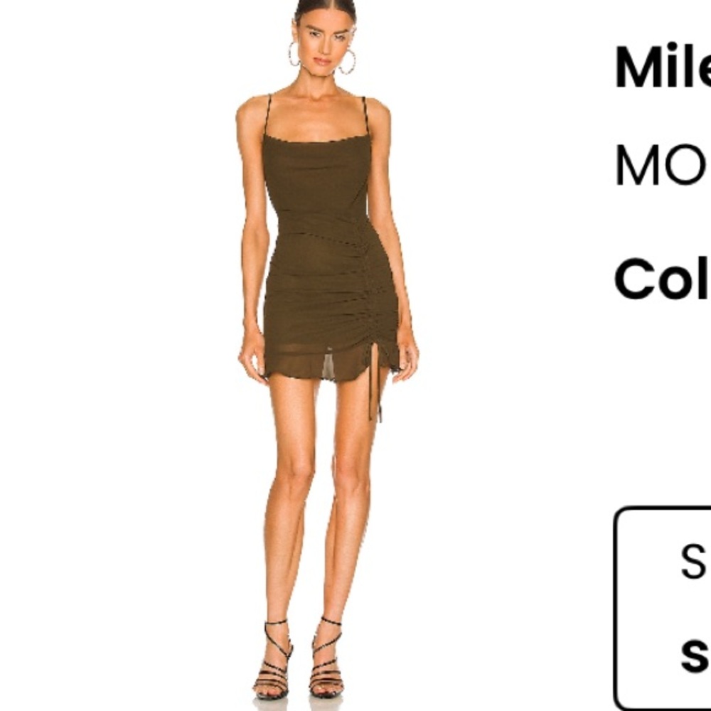 Olive Green Mini Dress
